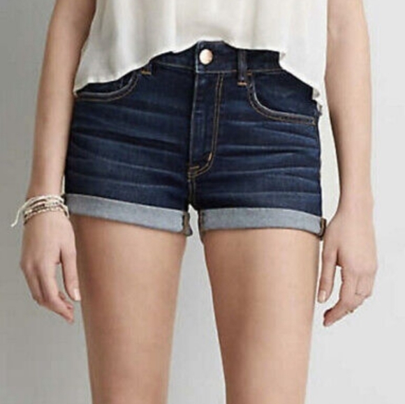 AE denim jean shorts - Picture 2 of 7